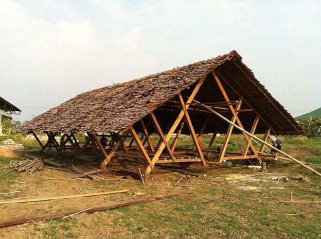 cdc school, refugee accommodation, eco school, eco construction, sustainable construction, green dorms, refugee relief efforts, thai refugees, burmese refugees