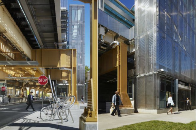 CTA Morgan Station, Ross Barney Architects, cta, morgan station, carol ross barney, chicago, green transportation, transit station