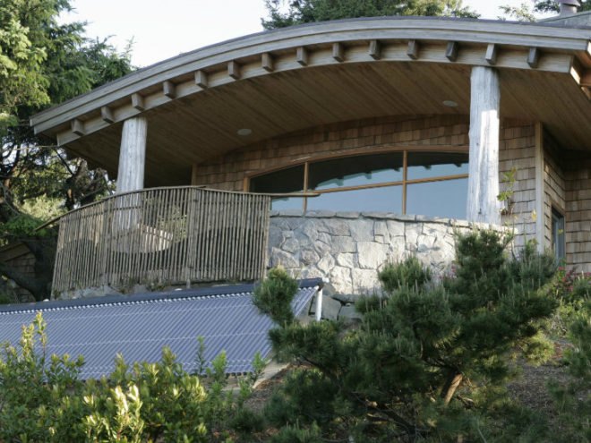 Cannon Beach Net Zero Home, Nathan Good Architects, net zero, green home, green roof, eco home, oregon