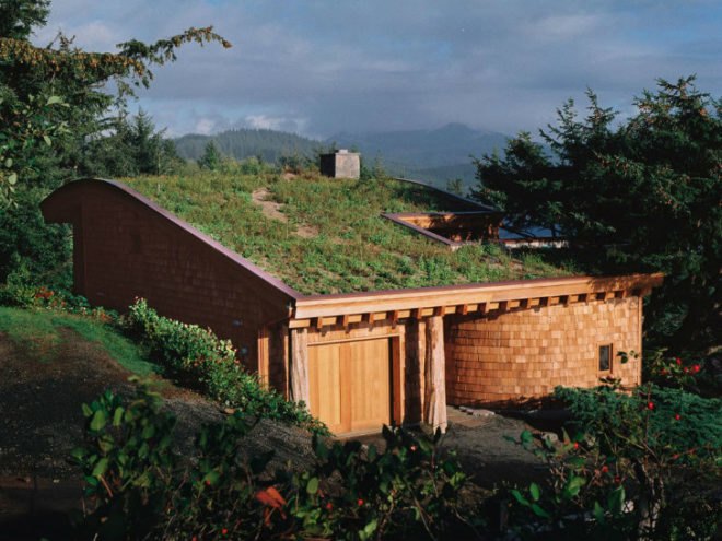 Cannon Beach Net Zero Home, Nathan Good Architects, net zero, green home, green roof, eco home, oregon