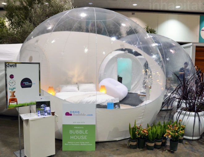 Casa Bubble, Eco Tourism, Sustainable Structures, Recyclable PVC, Sustainable Fabric, Temporary Structures, Dwell on Design, Inhabitat, Inhabitat LA, Inhabitat Los Angeles, Frederic Richard, Pierre-Stephane Dumas
