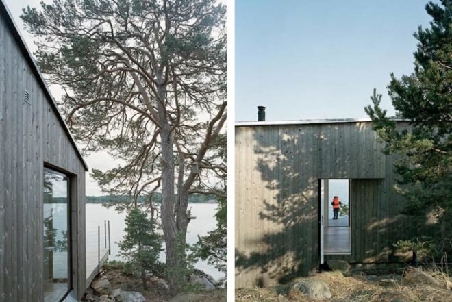 Claesson Koivisto Rune Arkitektkontor AB, Kråkmora Holmar House, driftwood, fsc, local wood, pinewood, sweden, Kråkmora Holmar Island, swedish design, Architecture, Daylighting, Green Materials