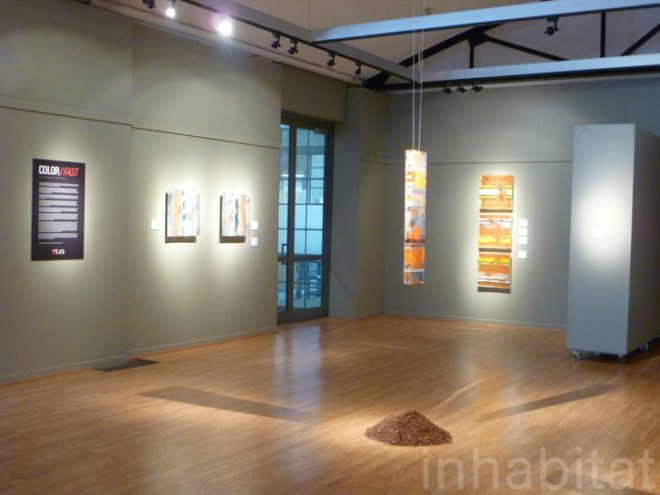 ColorFast, R Nelson Parrish, eco art, bio-resin, bioresin, green art, kimball art center,