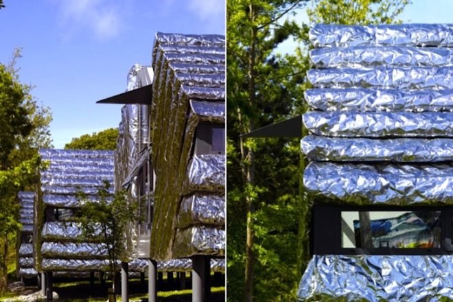 Thomas Heatherwick, Creative Business Studios, Aberystwyth Arts Center, Wales, green design, sustainable design, eco-design, green design, CFC, insulation, daylighting, natural ventilation, startups, cladding