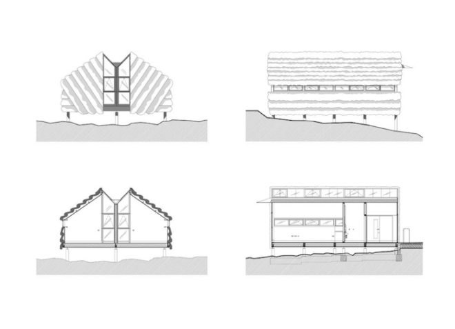 Thomas Heatherwick, Creative Business Studios, Aberystwyth Arts Center, Wales, green design, sustainable design, eco-design, green design, CFC, insulation, daylighting, natural ventilation, startups, cladding