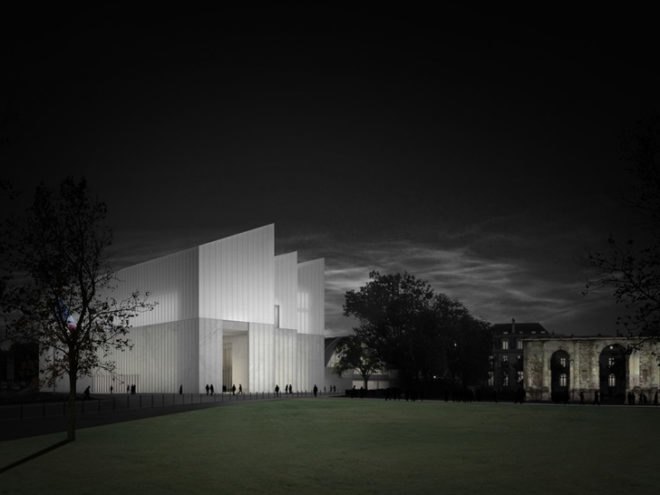 green design, eco design, sustainable design, David Chipperfield Architects, Musee des Beaux-Arts, Reims, France, saw tooth roof, adaptive reuse, medieval artifacts