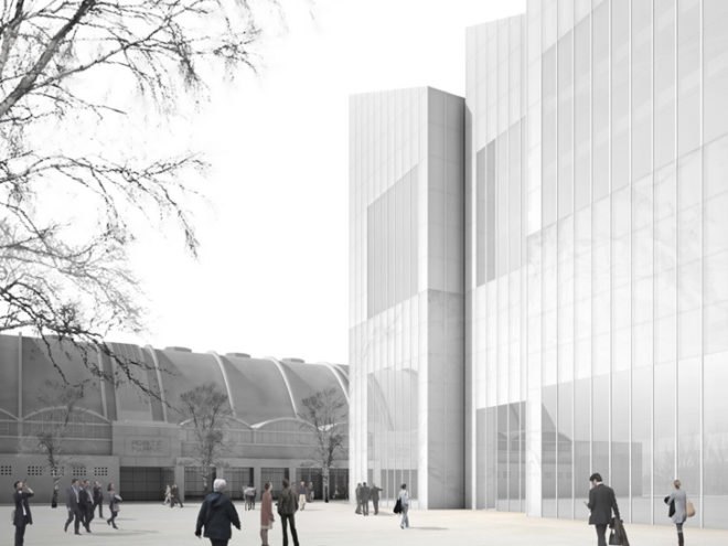 green design, eco design, sustainable design, David Chipperfield Architects, Musee des Beaux-Arts, Reims, France, saw tooth roof, adaptive reuse, medieval artifacts