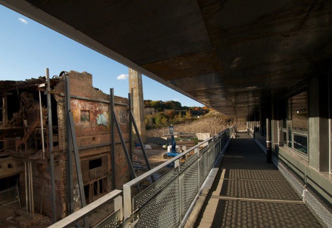 Evergreen Brick Works, Diamond Schmidt Architects, centre for green cities, toronto, green renovation, adaptive reuse, brownfield remediation