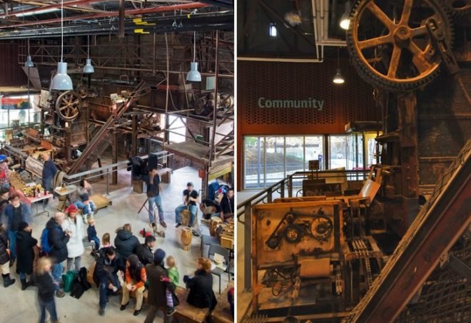Evergreen Brick Works, Diamond Schmidt Architects, centre for green cities, toronto, green renovation, adaptive reuse, brownfield remediation