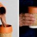 Fernando Laposee, Lufa, Mexican design, vegetable sponges, London's Central St. Martins, Freestanding, flat-pack, room divider, lamp, desk, hot-chocolate set, plant pots, biodegradable materials, sponge, Sustainable Food, Recycling / Compost, Botanical, Green Materials, Green Products,
