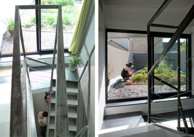 Fertile House, MU Architects, green renovation, renovation, france, rooftop garden, green roof
