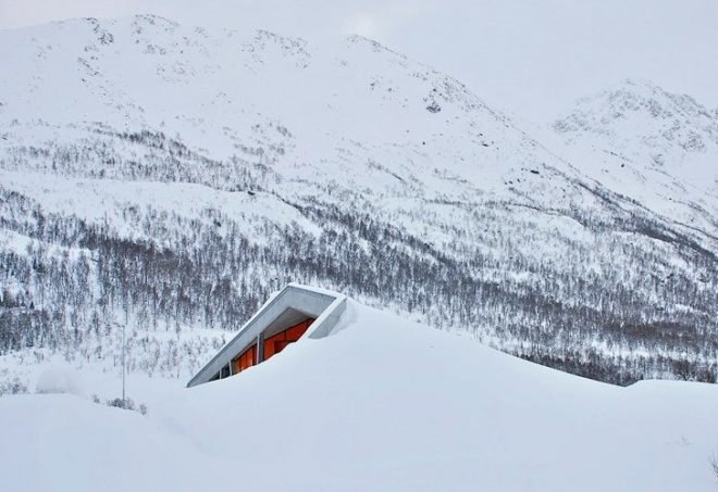 JVA, Norway, Gullesfjord, Gullesfjord Weigh Station, sortland, northern norway, green roofs, scandinavian design
