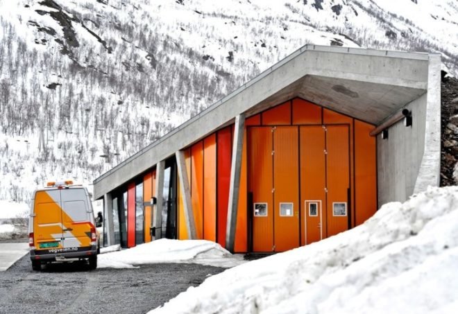 JVA, Norway, Gullesfjord, Gullesfjord Weigh Station, sortland, northern norway, green roofs, scandinavian design