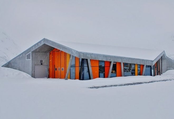 JVA, Norway, Gullesfjord, Gullesfjord Weigh Station, sortland, northern norway, green roofs, scandinavian design