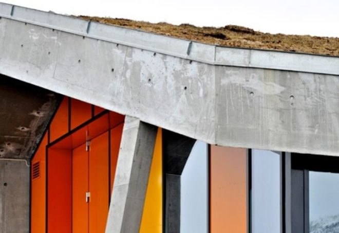 JVA, Norway, Gullesfjord, Gullesfjord Weigh Station, sortland, northern norway, green roofs, scandinavian design