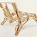 Gustav Duesing, Flat Pack, Interlocking Chair, 23D, DMY Berlin 2012, skeleton, Birch-Plywood, green furniture, Transforming Furniture