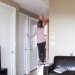 hallway lighting, Inhabitat Light Bulb Makeover on Julie Seguss, Lighting Makeover, Light bulb makeover, hallway lights, hallway lights, halogen lights, Jill Fehrenbacher, LED light bulb, LED light bulbs,
