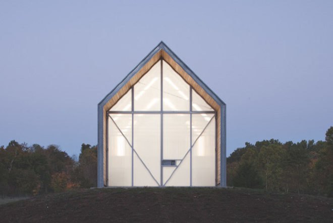 Huff Projects, the shed, White Oak, Elegant Shelter, Prefab, Prefab Housing, Daylighting