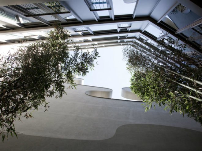 JOH3, J. Mayer H., berlin, residential building, green roof, louvered facade, sun shading,