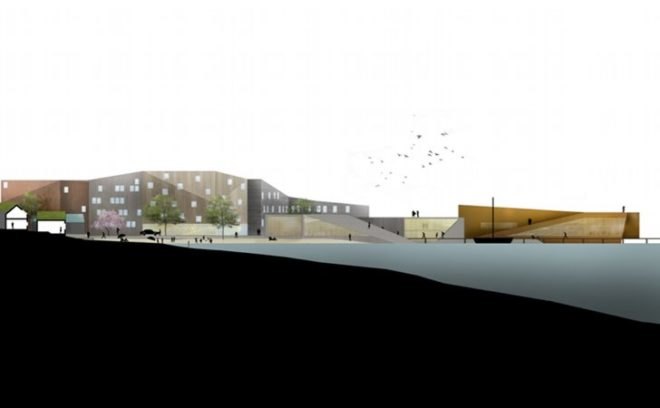 Klaksvik City Centre, Henning Larsen, sustainable city development, urban planning, green design