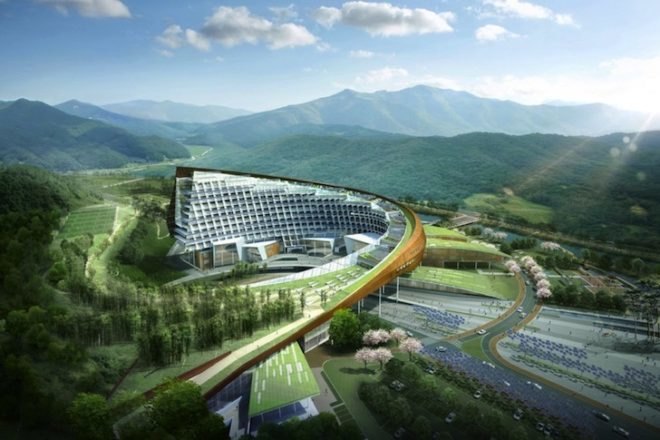 Haeahn Architecture, Korea Hydro Nuclear Power Company, nuclear power, architecture, green roof, solar energy, sustainable development, green design, sustainable design, eco-design, Gyeongju, daylighting, solar-orientation