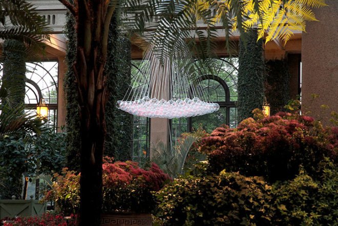 green design, eco design, sustainable design, LED light, Bruce Munro, Light installations, Philadelphia, Longwood Gardens