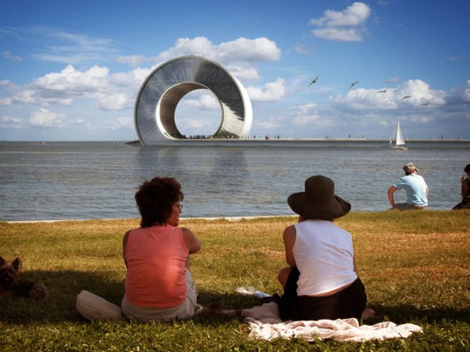 green design, eco design, sustainable design, BIG Architects, Bjarke Ingles, Mesh Architects, Martha Schwarz Partners, Thornton Thomasetti, Parsons brinchkerhoff, HR&A, CC&A, Tampa bay, Wave Pier, St Petersburg