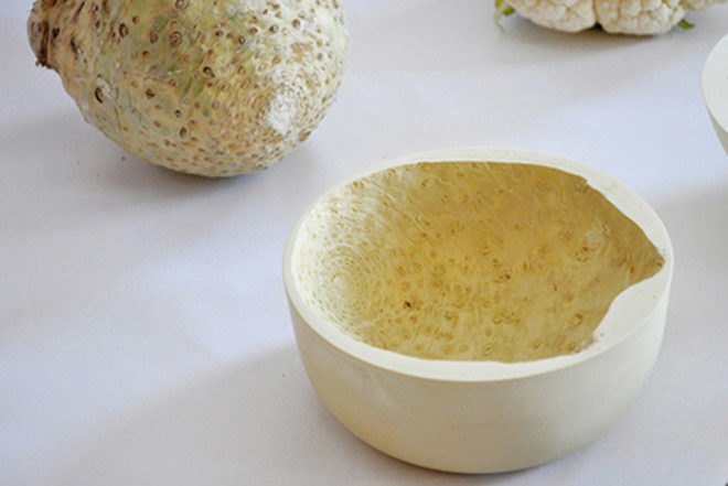 Reversed Volumes, Bowls, Mischer'traxler, vegetables shapes, vegetables textures, Art, Green Home decor