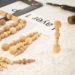 Mischer'traxler, Gradient Mashrabiya, oak, table, wooden table, Mashrabiyas, traditional crafts, Middle East, green furniture, Green Materials