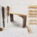 Mischer'traxler, Gradient Mashrabiya, oak, table, wooden table, Mashrabiyas, traditional crafts, Middle East, green furniture, Green Materials