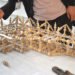 Mischer'traxler, Gradient Mashrabiya, oak, table, wooden table, Mashrabiyas, traditional crafts, Middle East, green furniture, Green Materials