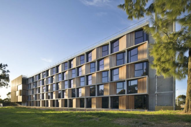 Monash Student Housing, BVN Architecture, Melbourne, dormitory, green dormitory, dorms, green dorms, eco dorm, student housing
