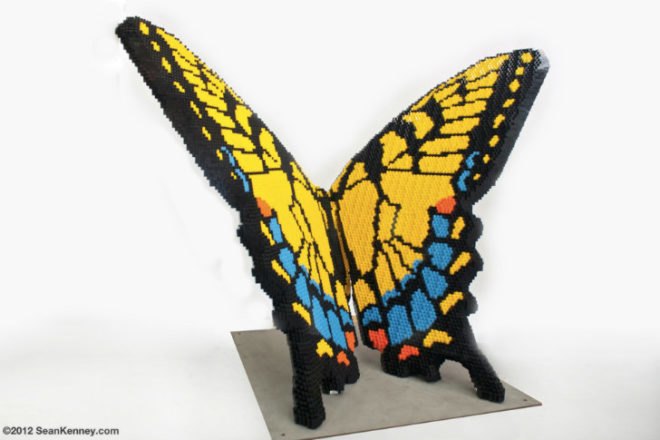 Nature Connects, Lego Sculptures, Sean Kenney, reiman gardens, iowa, legos, ames, eco art