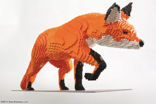 Nature Connects, Lego Sculptures, Sean Kenney, reiman gardens, iowa, legos, ames, eco art