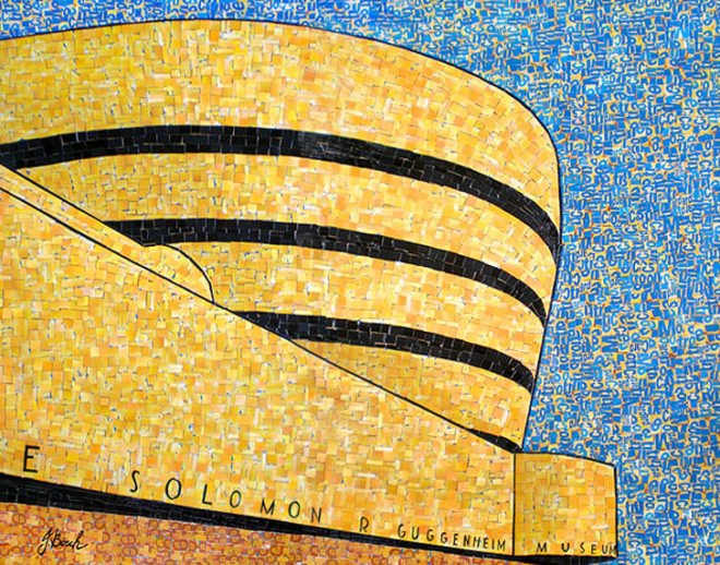 green design, eco design, sustainable design, Indiewalls, Nina Boesch, recycled MetroCards, recycle art, Metrocard Art, MTA
