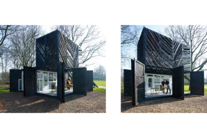 Noorderparkbar, Bureau SLA, overtreders w, amsterdam, second hand materials, reclaimed materials, recycled materials, coffee bar, coffee shack