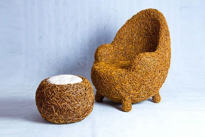 Parameria furniture, eco furniture, green furniture, sustainable furniture, handmade furniture, natural materials, Khreau suut furniture