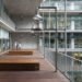 Pinearq, Brullet de Luna, Biomedical Research Park, Barcelona, energy efficient, Wood Louvers, red cedar, Architecture, Daylighting, Renewable Energy