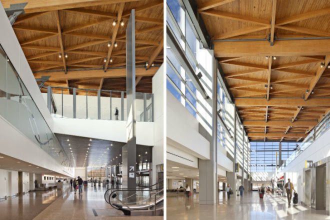 Portland Jetport, Gensler, leed gold airport, eco airport, green airport, portland international jetport, maine