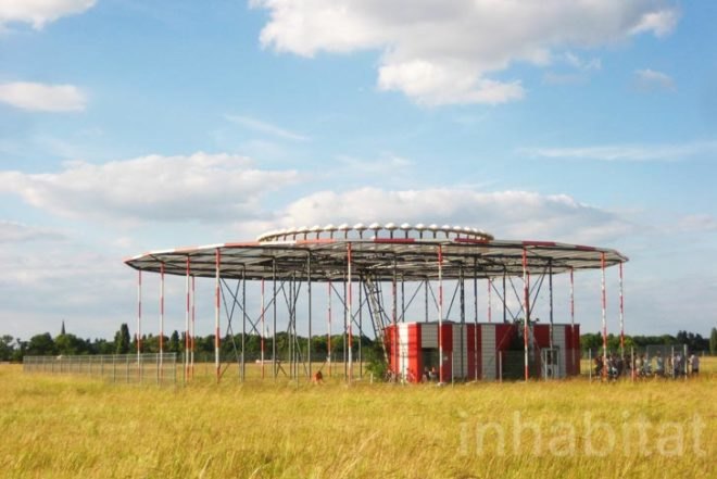The World is Not Fair, Berlin, Tempelhof Airport, Experimental Architecture, Raumlabor Berlin, HAU theatre, re-appropriation, experimental, temporary architecture, Architecture, Art, Recycled Materials, Green Events