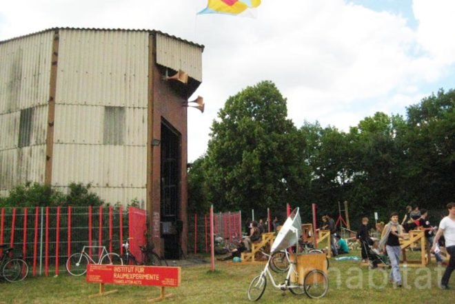 The World is Not Fair, Berlin, Tempelhof Airport, Experimental Architecture, Raumlabor Berlin, HAU theatre, re-appropriation, experimental, temporary architecture, Architecture, Art, Recycled Materials, Green Events