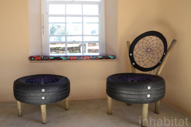 SEED, post-carbon homestead, Cape Town, South Africa, RDP Housing, solar-energy, clean tech, recycled materials, tires, shipping pallets, Rocklands Primary School, passive design, solar-cooker, photovoltaic panels, green design, sustainable design, eco-design, post-carbon design