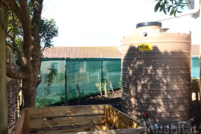 SEED, post-carbon homestead, Cape Town, South Africa, RDP Housing, solar-energy, clean tech, recycled materials, tires, shipping pallets, Rocklands Primary School, passive design, solar-cooker, photovoltaic panels, green design, sustainable design, eco-design, post-carbon design