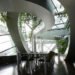 Air quality, Botanical, green Interiors, Sadar+Vuga Architects, Ljubljana's Chamber of Commerce and Industry, Slovenia, glazed shelter, Swirling Lush Tropical Garden