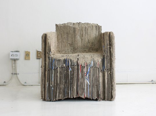 monocomplex, seoul, korea, cardboard chair, recycled cardboard chair, hyun-woo park, recycled furniture, cardboard furniture