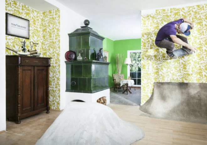 Skate Villa, Phillip Schuster, indoor skatepark, green renovation, red bull, skate house, skatevilla