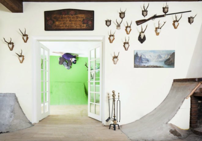 Skate Villa, Phillip Schuster, indoor skatepark, green renovation, red bull, skate house, skatevilla