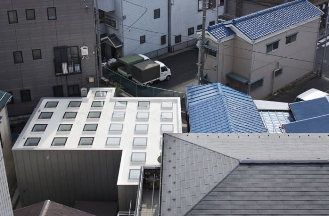 green Interiors, Architecture, Renewable Energy, energy efficiency, Takeshi Hosaka, Daylight House, natural light, recyclable acrylic skylights,