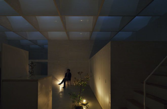 green Interiors, Architecture, Renewable Energy, energy efficiency, Takeshi Hosaka, Daylight House, natural light, recyclable acrylic skylights,