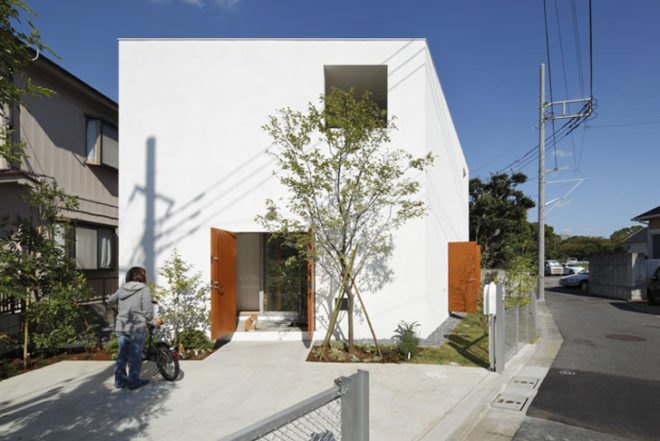 green Interiors, Architecture, Takeshi Hosaka, Inside Out House, natural light, interior spaces, sliding glass windows, japanese design, Conceptual, minimalistic house, Japanese, Architecture, Daylighting, green Interiors
